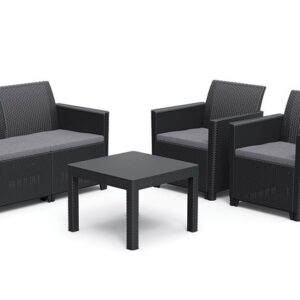 KETER Záhradný set CLARA 2 small table | grafit