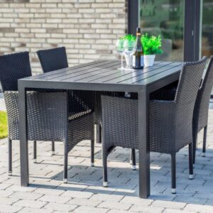 Elvisia Záhradný set RELAX 4 + 1 | antracit