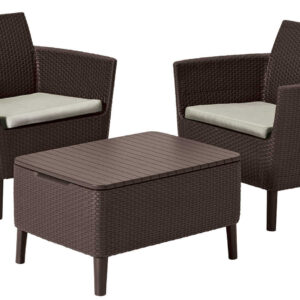 KETER Set SALOMON balcony | hnedá