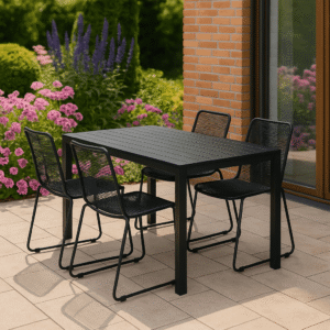 Elvisia Záhradný set TORVEN 4 + 1 | antracit